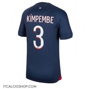 Paris Saint-Germain Presnel Kimpembe #3 Prima Maglia 2023-24 Manica Corta